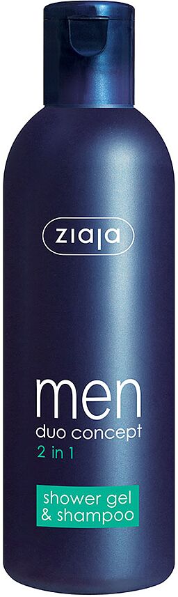 Shower gel and shampoo "Ziaja duo Concept" 300ml