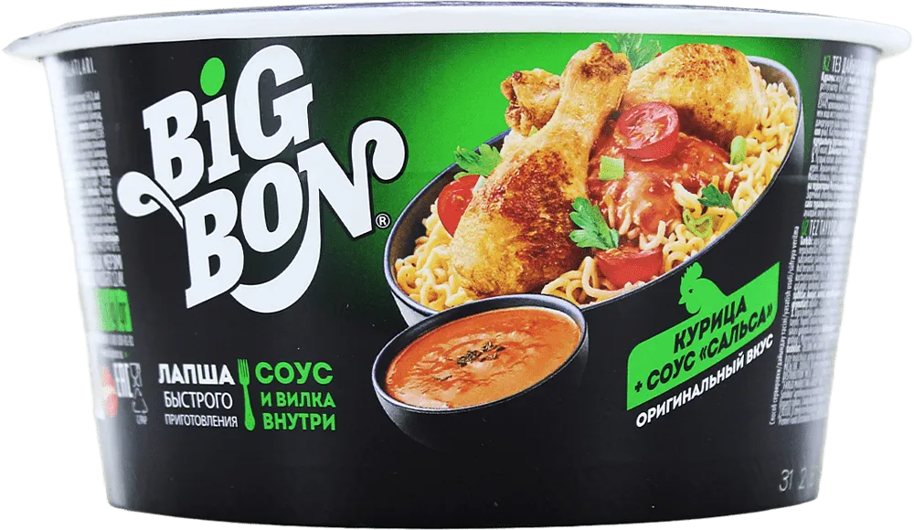 Chicken noodles "Big Bon" 85g 