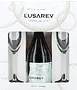 Sparkling wine & glass "Lusarev" 3 pcs