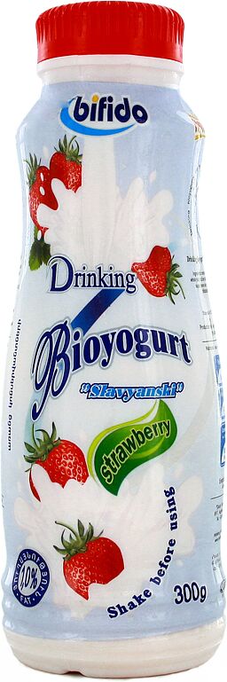 Drinking bioyoghurt   with strawberry "Marianna Bifido" 270g , richness: 1,0%