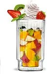 Glass "Vialli" 2 pcs