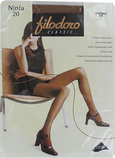 Զուգագուլպա «Filodoro Classic 20 Den N2» Կոնյակ