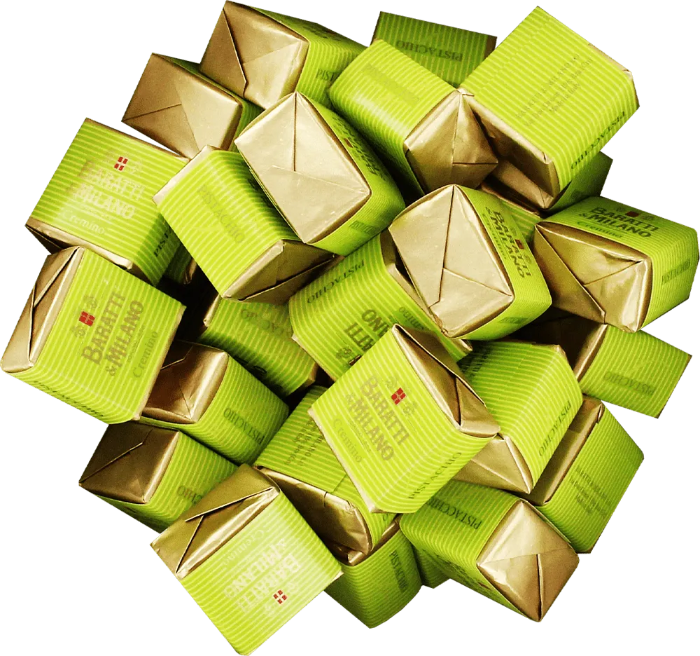 Chocolate candies "Baratti & Milano Cremino Pistachio"