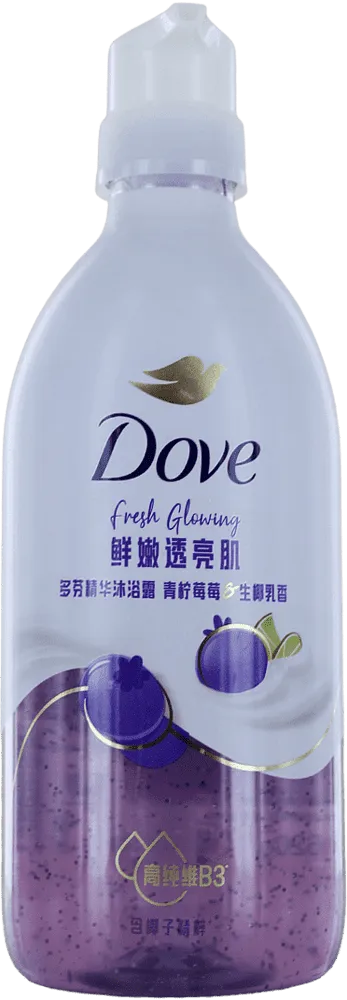 Гель для душа "Dove Fresh Glowing" 620г