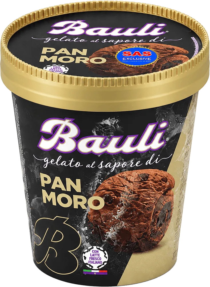 Պաղպաղակ շոկոլադե «Bauli Pan Moro» 275գ