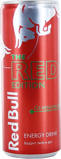 Էներգետիկ գազավորված ըմպելիք «Red Bull The red edition» 0.25լ