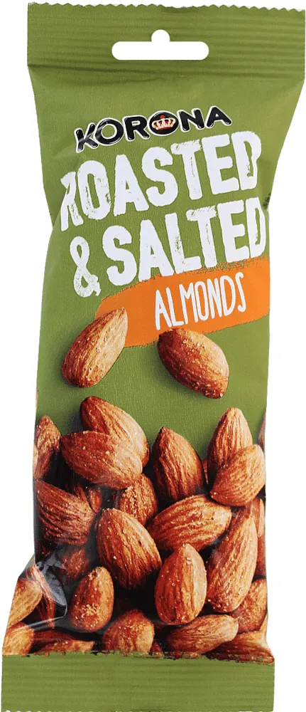 Salty almonds "Korona" 70g
