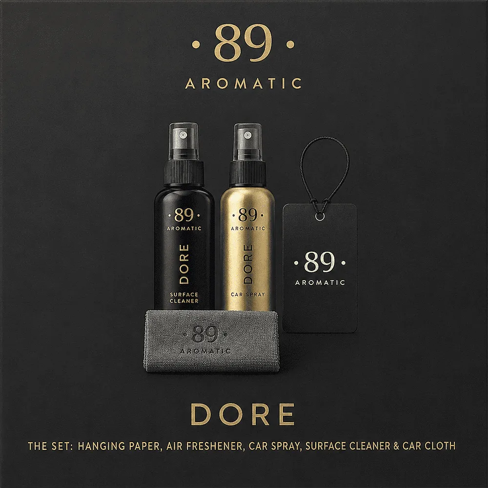 Car care set "89 Aromatic Dore" 4 pcs