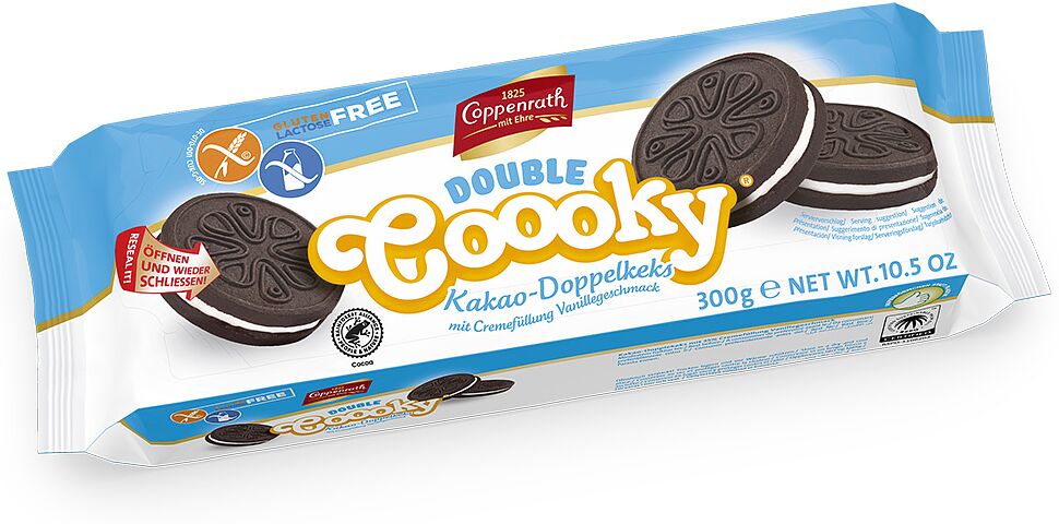 Печенье с ванильной начинкой "Coppenrath Double Cooky" 300г