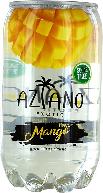Զովացուցիչ գազավորված ըմպելիք «Aziano» 350մլ Մանգո