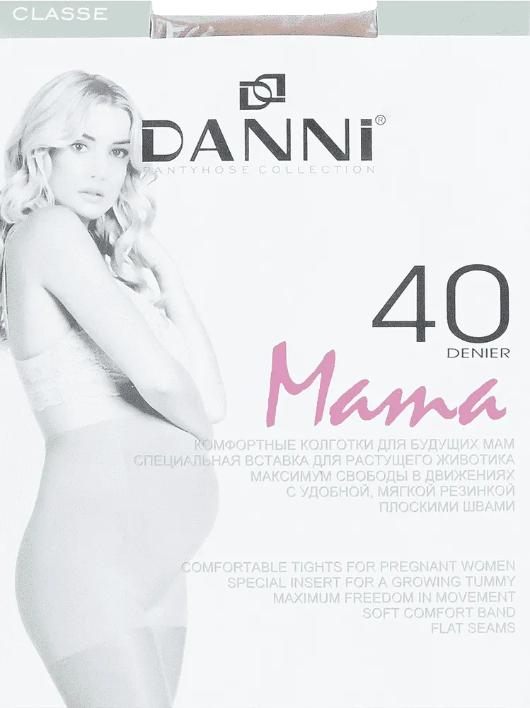Զուգագուլպա բրոնզագույն հղիների «Danni Mama Classe 40 Den N4»
