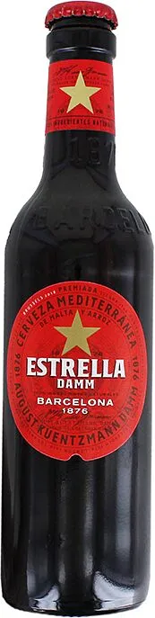 Beer "Estrella Damm" 0.33l