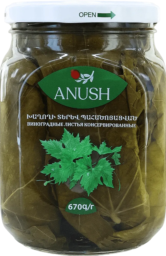 Grape leaves "Anush" 670g

