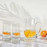 Glasses and a decanter "Krosno" 4pcs