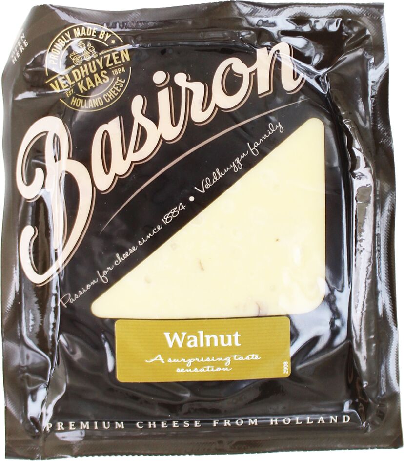 Cheese with walnut "Veldhuyzen Kaas Basiron Walnut" 200g