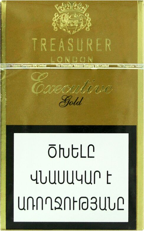Cigarettes "Treasurer London Executive Gold"