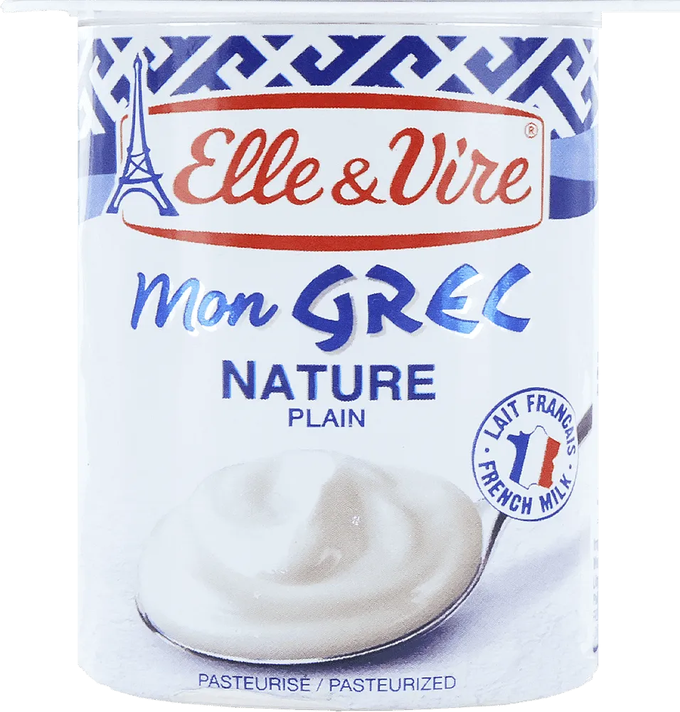 Աղանդեր կաթնային բնական «Elle & Vire Mon Grec Nature» 125գ
