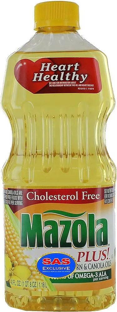 Corn oil "Mazola Plus" 1.18l