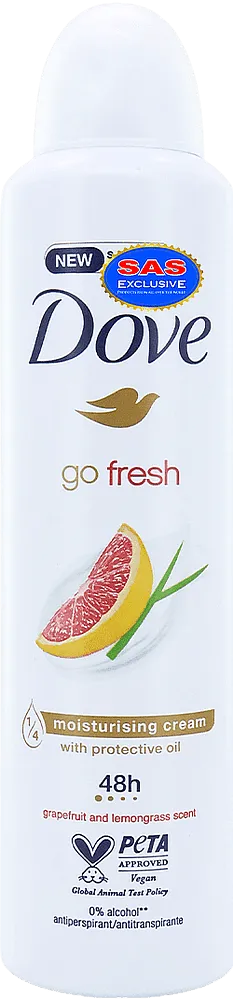 Հակաքրտինքային աէրոզոլային միջոց «Dove Go Fresh» 250մլ