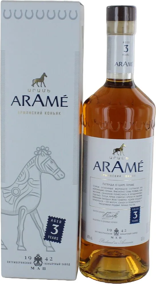 Cognac "Arame 3*" 0.5l
