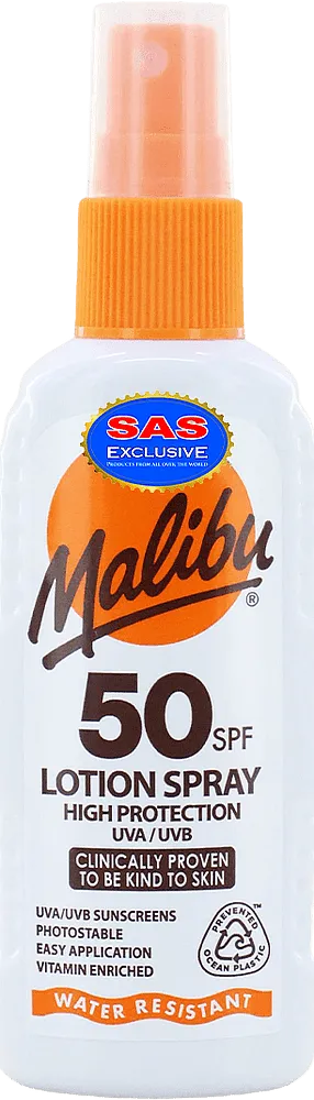 Արևապաշտպան լոսյոն-սփրեյ «Malibu 50 SPF» 100մլ