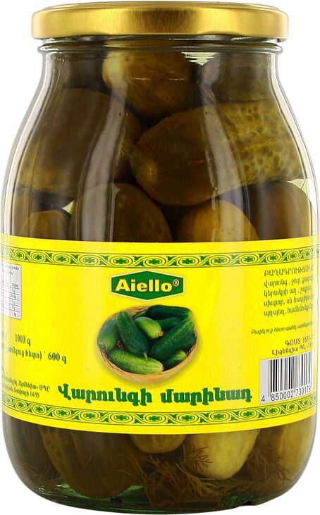 Pickled cucumber "Aiello" 1000g