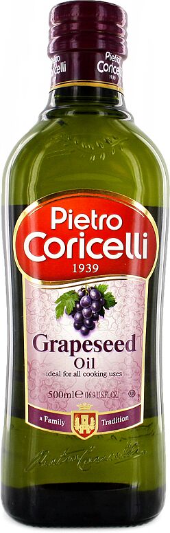 Масло виноградных косточек "Pietro Coricelli"  0.5л  
