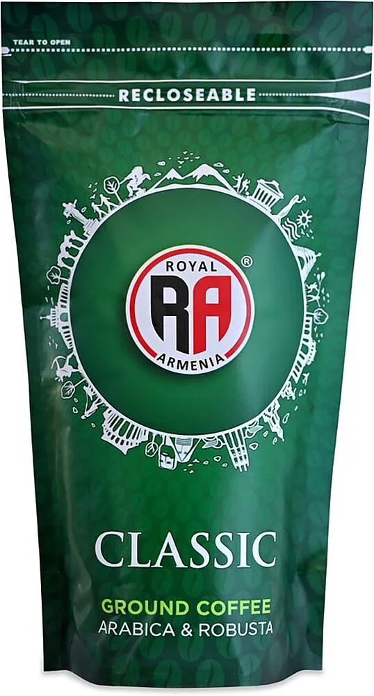 Ground coffee "Royal Armenia Classic" 100g 