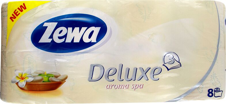 Toilet paper "Zewa Deluxe" 8 pcs 