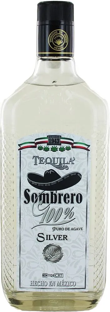 Tequila "Sombrero Silver" 0.7l
