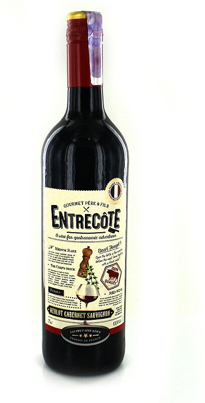 Вино красное "Entrecôte" 0.75л