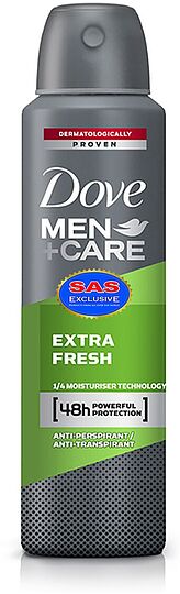 Հակաքրտինքային աէրոզոլային միջոց «Dove Men+Care Extra Fresh» 150մլ
