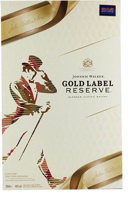 Виски "Johnnie Walker Gold Label" 0.7л