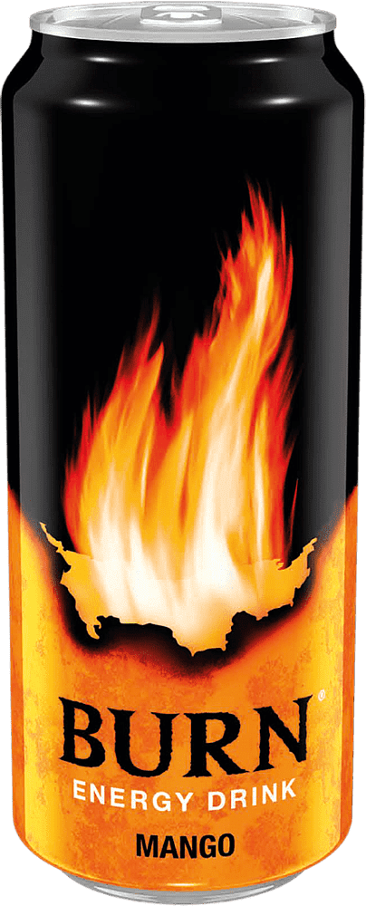 Էներգետիկ գազավորված ըմպելիք «Burn Passion Punch» 0.25լ Մանգո