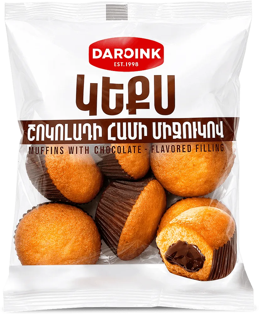 Cupcake with chocolate filling "Daroink" 240g
