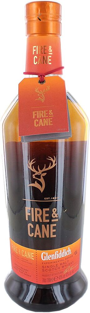 Виски "Glenfiddich Fire & Cane 8" 0.7л