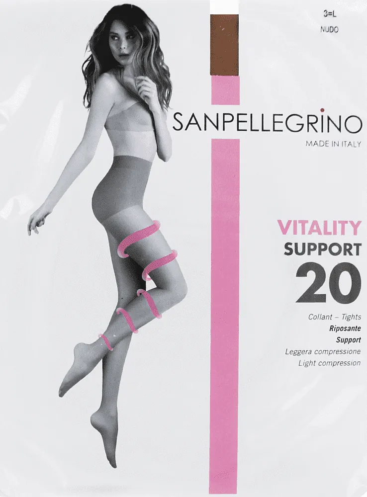 Beige tights "Sanpellegrino Vitality Support Nude 20 Den N3"
