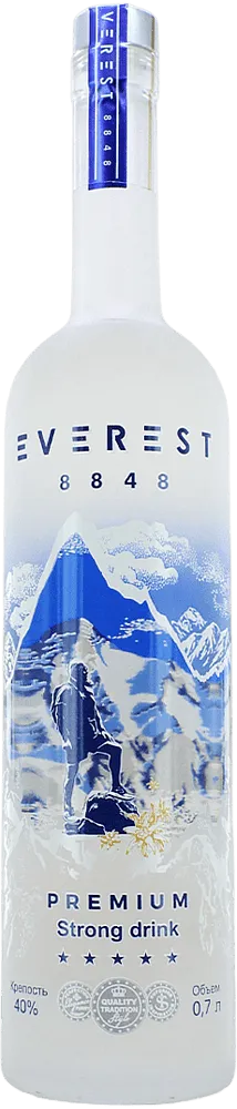 Strong alcoholic grape drink "Everest Premium" 0.7l
