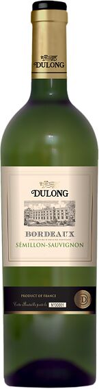 White wine "Dulong Bodeaux Semillon-Sauvignon"  0.75л