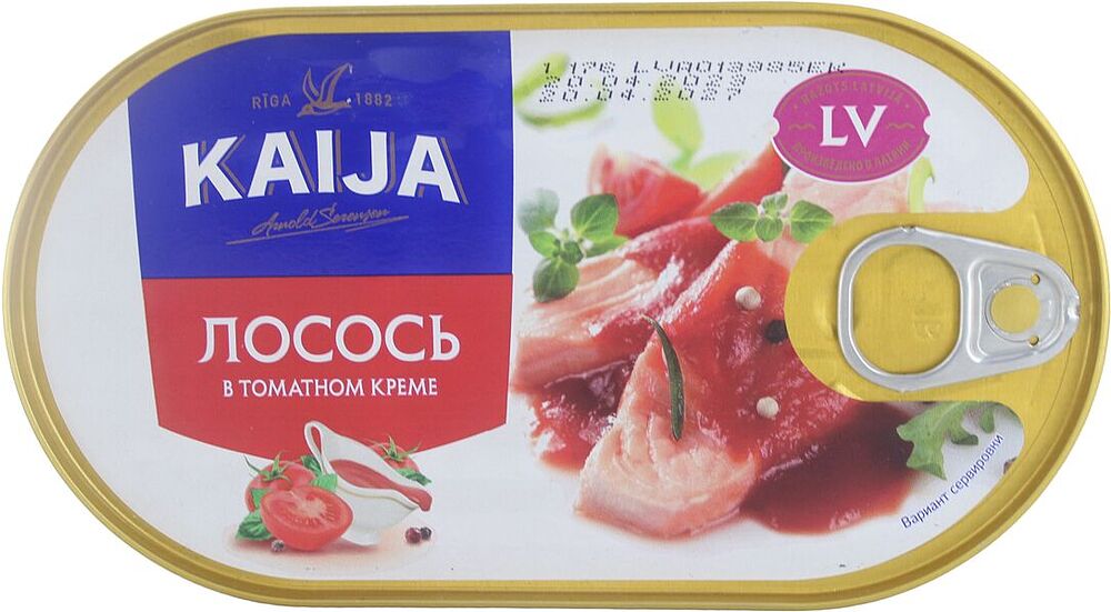 Salmon in tomato cream "Kaija" 170g
