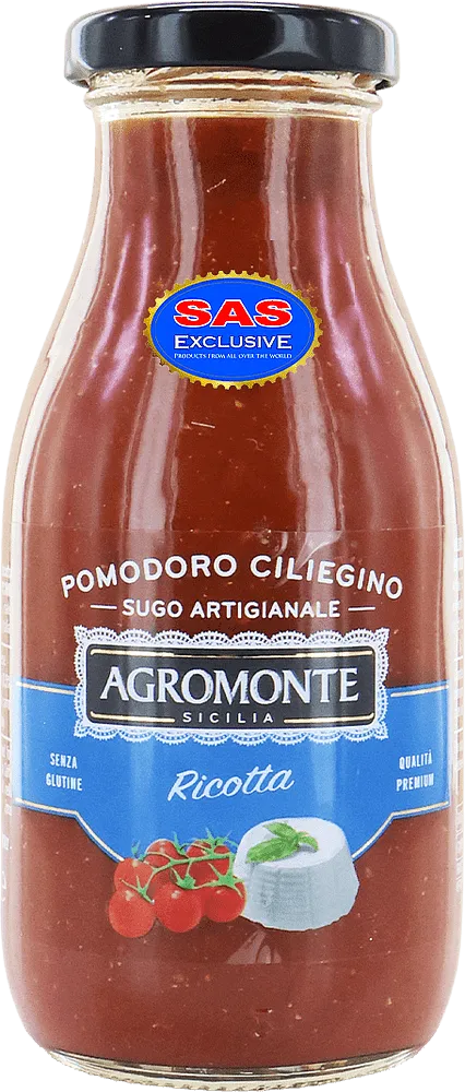 Tomato and ricotta sauce "Agromonte Pomodoro Ciliegino Ricotta" 260g
