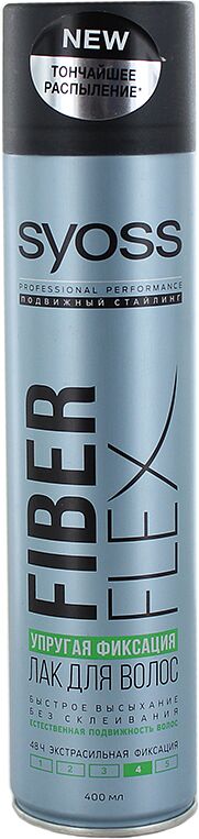 Hairspray "Syoss Professional Performance Fiber Flex" 400ml