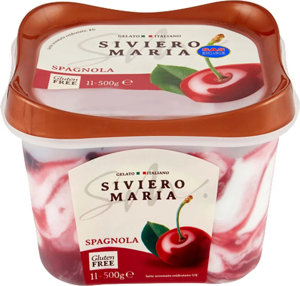 Cherry ice cream "Siviero Maria Spagnola" 500g