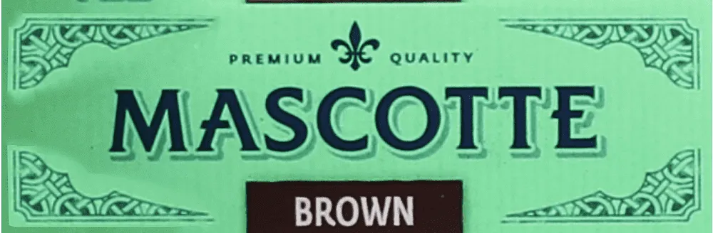 Cigarette paper "Mascotte Brown"
