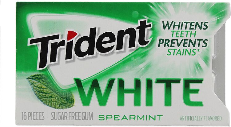 Մաստակ «Trident White Spearmint» 29գ Անանուխ