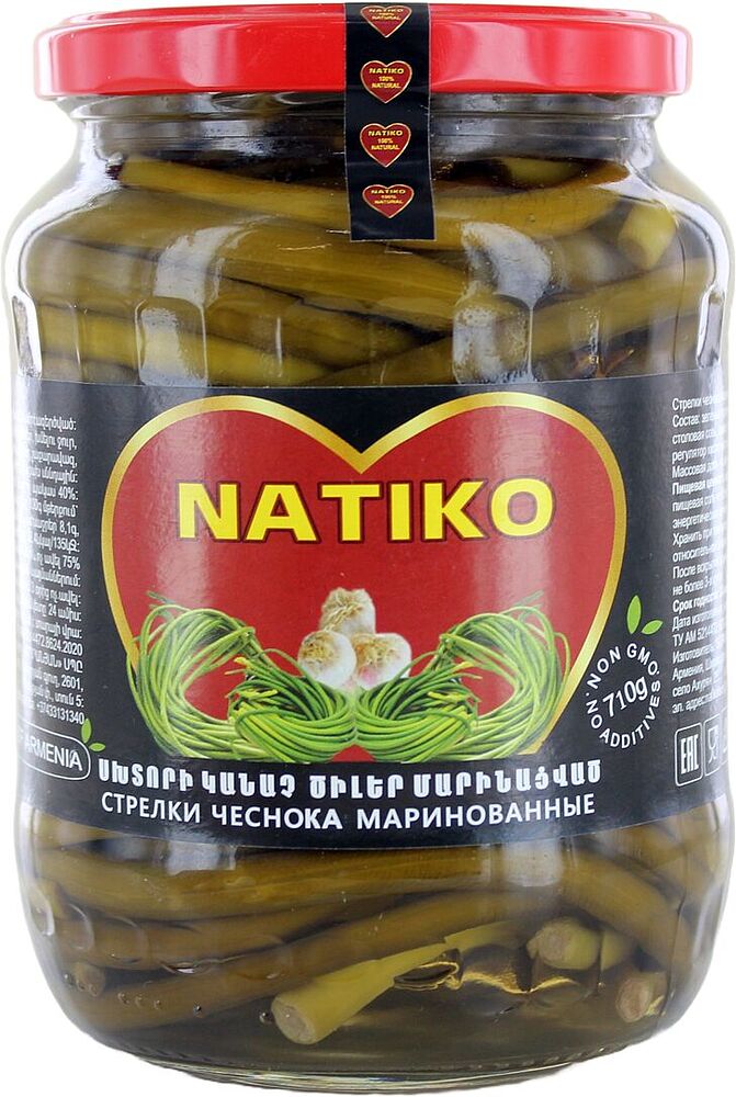 Garlic sprouts marinated "Natiko" 710g