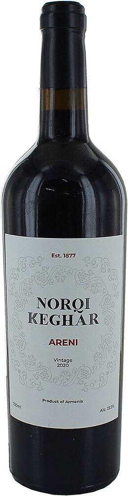 Red wine "Norqi Keghar Areni" 0.75l
