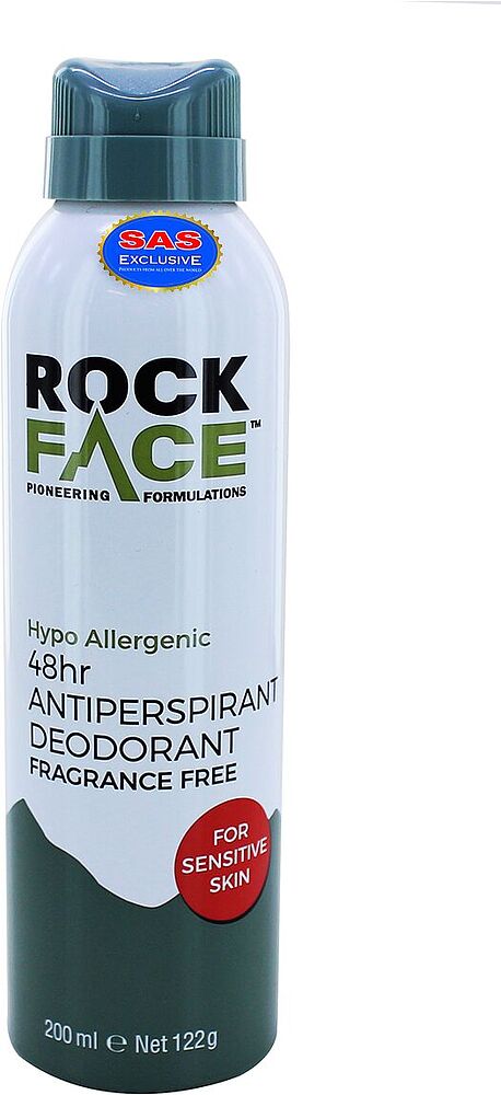 Антиперспирант-дезодорант "Rock Face Hypo Allergenic" 200мл