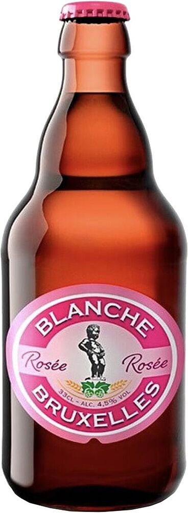 Beer "Blanche Bruxelles Rose" 0.33l

