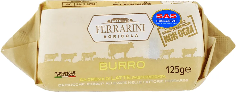 Butter "Ferrarini Agricola" 125g, fat content: 83%
